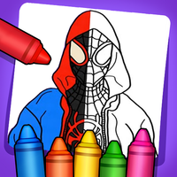 Miles Morales Coloring Game