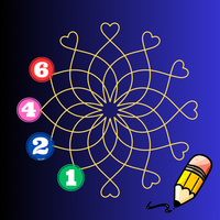 Mandala page: Color By Number