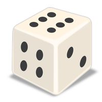 Dice for backgammon