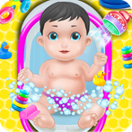 Pregnant Mommy Caring a Baby