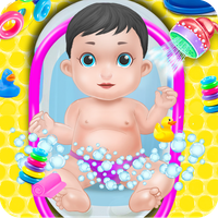 Pregnant Mommy Caring a Baby