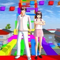 Anime Girl High School Parkour