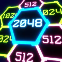 Neon Puzzle 2048: Merge Games