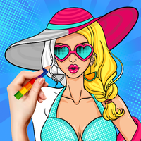 Princess Girl Coloring Drawing