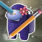 How to draw Among Us