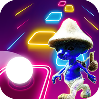 Smurf Cat tiles hop Music 3D