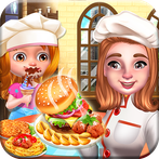 Mommy and baby cooking