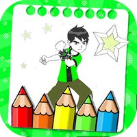 Ben coloring Book game learn