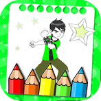 Ben coloring Book game learn