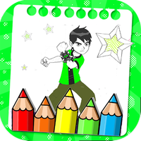 Ben coloring Book game learn