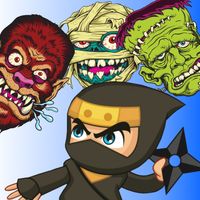 Ninja Split Zombie Heads