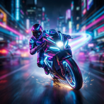Neon Rider: Light Bike Racing