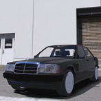 Crime Cars Race: Mercedes 190E