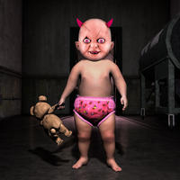 Scary Baby Pink Horror House