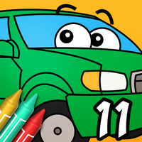 Coloring Book 11: Trucks and T