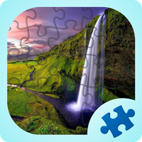 Waterfall jigsaw puzzles games