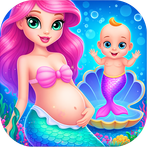 Mermaid Mom & Baby Care Game