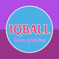MENSA IQBALL retro graphics