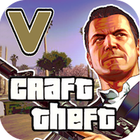 GTA 5 MCPE , Theft Craft Autos