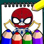 Spider Hero Coloring Man