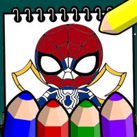 Spider Hero Coloring Man