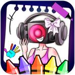 Speaker woman Toilet Coloring