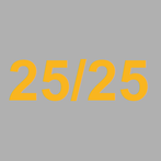 25/25