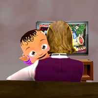 Baby in Pink Babysitters Games