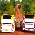 Stunt bus driving sim offroad