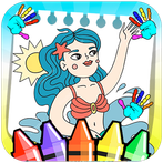 Mermaid Coloring:Mermaid games