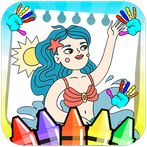 Mermaid Coloring:Mermaid games