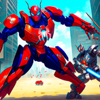 Spider Robot: Transform Car 3d