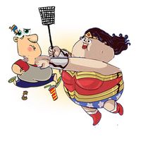 Catch The Fat - Running Game