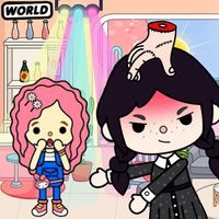 Wednesday Toca Doll Makeover