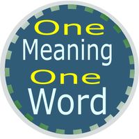 1 Meaning 1 Word