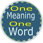 1 Meaning 1 Word