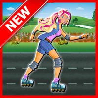 Traffic Skater Racer : Girl Ga