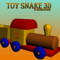 Snake 3D - Toy Train