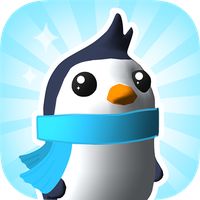 Penguin Snow Race