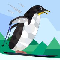 a game about a skiing penguin
