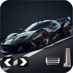 Racing fast car