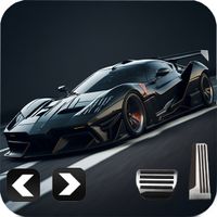 Racing fast car