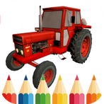tractor coloring game