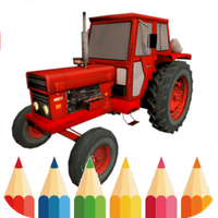 tractor coloring game