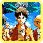 Titan Attack Pixel Art