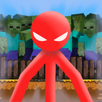 Red Stickman vs Monster School