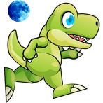 Dino catches the Moon