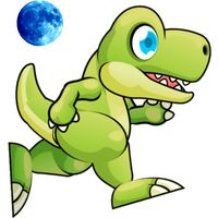 Dino catches the Moon