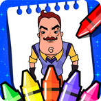 my neighbor's coloring horror 