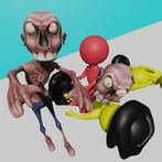 Crush zombies by car